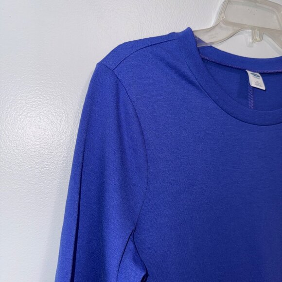 Old Navy Womens Medium Tall Royal Blue Short Sleeve Dress - Picture 5 of 6